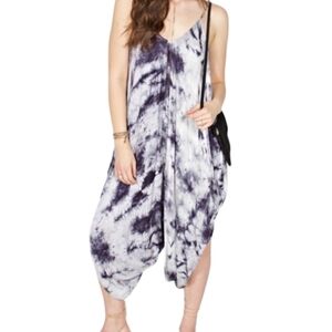 Kathmandu imports Lavender tiedye hippie harem pants jumpsuit